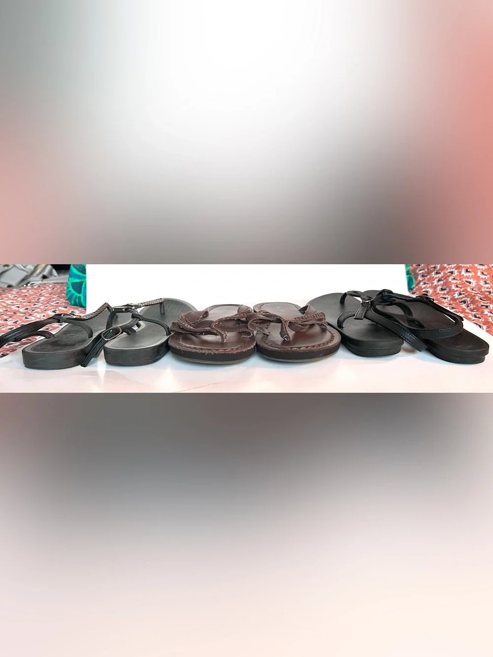 Black & Brown Sandals Bundle